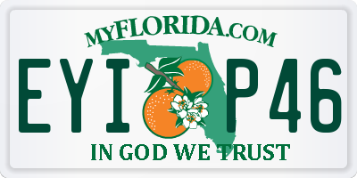 FL license plate EYIP46