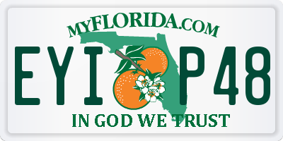 FL license plate EYIP48