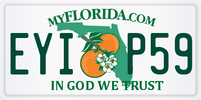 FL license plate EYIP59