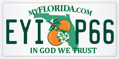 FL license plate EYIP66