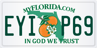 FL license plate EYIP69