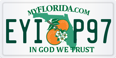FL license plate EYIP97