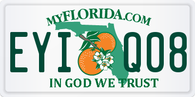 FL license plate EYIQ08