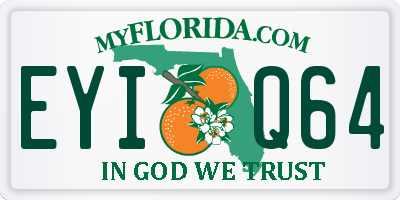 FL license plate EYIQ64