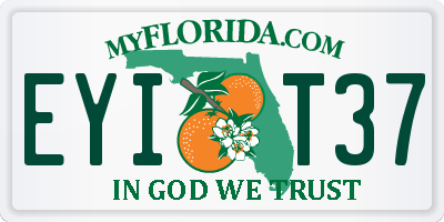FL license plate EYIT37