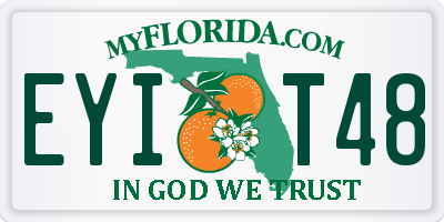 FL license plate EYIT48