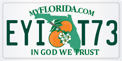 FL license plate EYIT73