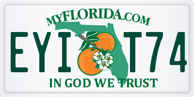 FL license plate EYIT74