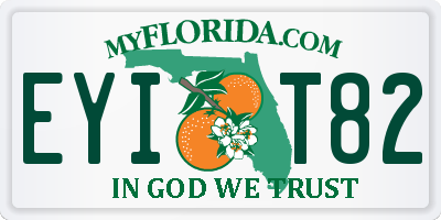 FL license plate EYIT82
