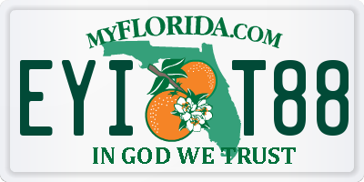FL license plate EYIT88