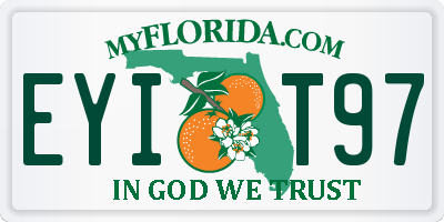 FL license plate EYIT97