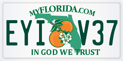 FL license plate EYIV37