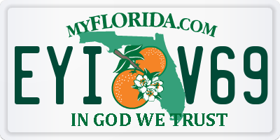 FL license plate EYIV69