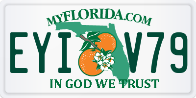 FL license plate EYIV79