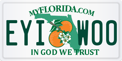 FL license plate EYIW00