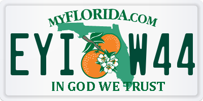FL license plate EYIW44