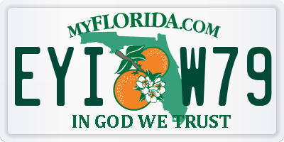 FL license plate EYIW79