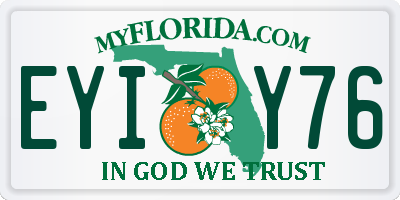 FL license plate EYIY76