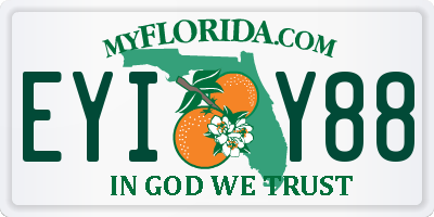 FL license plate EYIY88