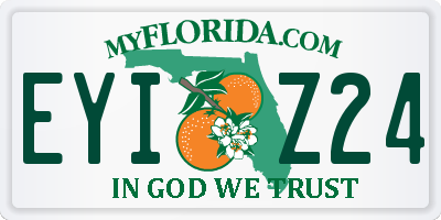 FL license plate EYIZ24