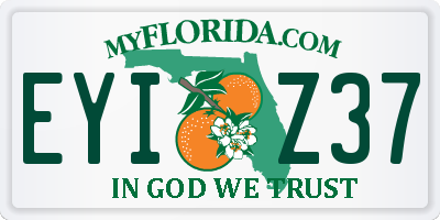 FL license plate EYIZ37