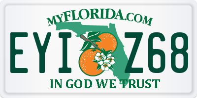 FL license plate EYIZ68