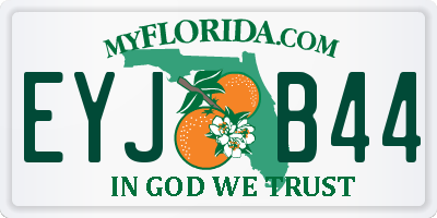 FL license plate EYJB44