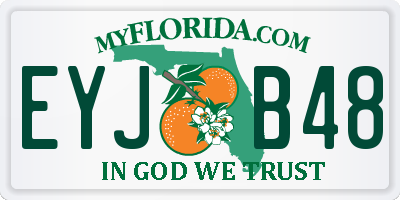 FL license plate EYJB48
