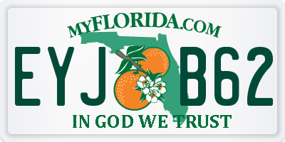 FL license plate EYJB62
