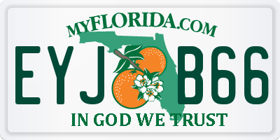 FL license plate EYJB66