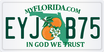 FL license plate EYJB75