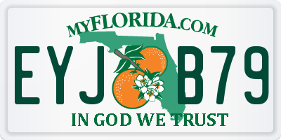 FL license plate EYJB79