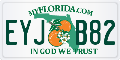 FL license plate EYJB82