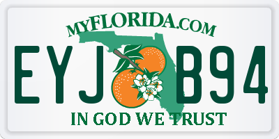 FL license plate EYJB94