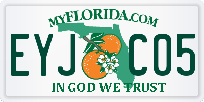 FL license plate EYJC05