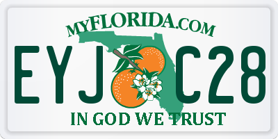 FL license plate EYJC28