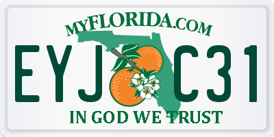 FL license plate EYJC31