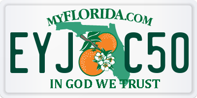 FL license plate EYJC50