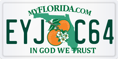 FL license plate EYJC64