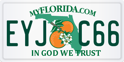 FL license plate EYJC66