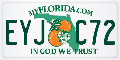 FL license plate EYJC72