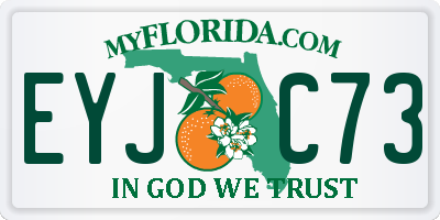 FL license plate EYJC73