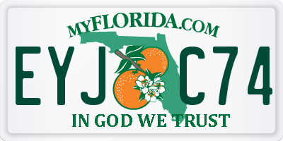 FL license plate EYJC74