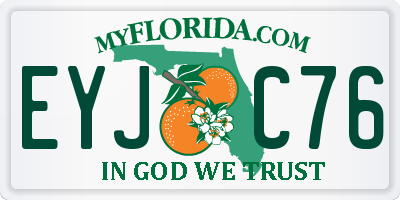FL license plate EYJC76