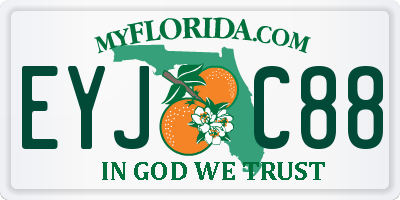 FL license plate EYJC88