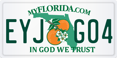 FL license plate EYJG04