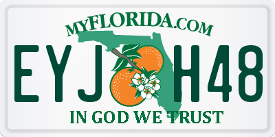 FL license plate EYJH48