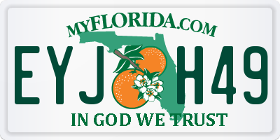 FL license plate EYJH49