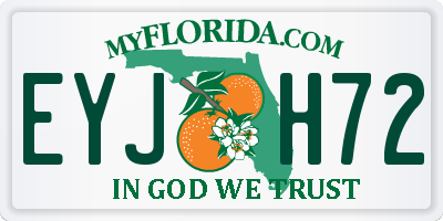 FL license plate EYJH72