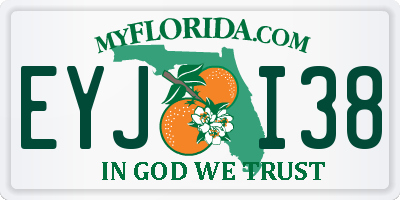 FL license plate EYJI38